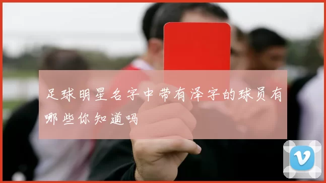 足球明星名字中带有泽字的球员有哪些你知道吗