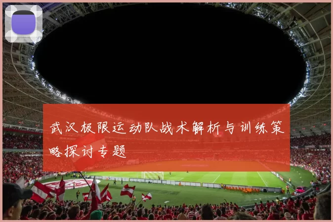 武汉极限运动队战术解析与训练策略探讨专题